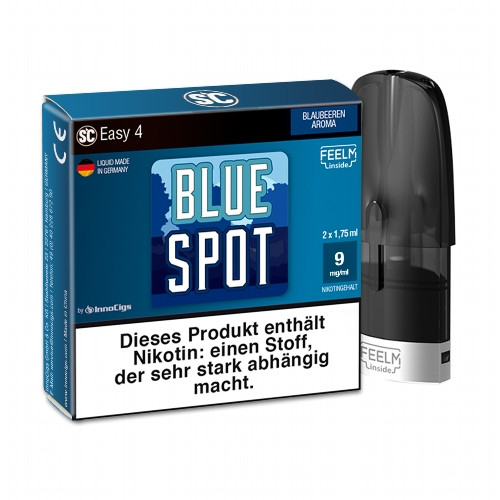 E-Liquidcaps SC Easy 4 Blue Spot Blaubeeren 9 mg