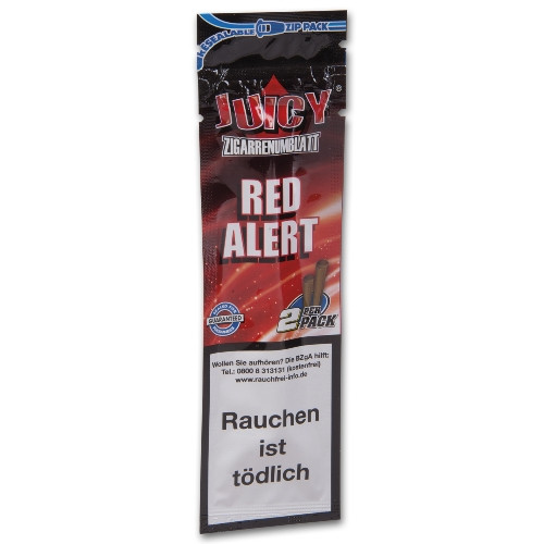 Juicy Zigarrenumblatt Red Alert Zigarettenpapier