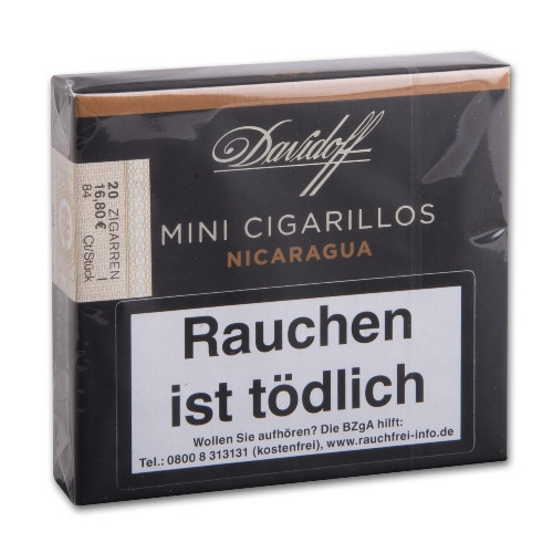 Davidoff Mini Cigarillos Nicaragua Zigarillos 20er Schachtel