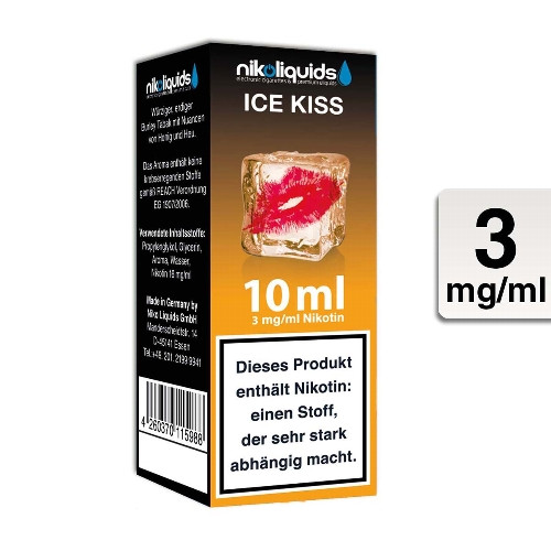 E-Liquid NIKOLIQUIDS Ice Kiss 3 mg