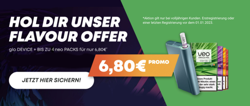 Glo Tabakerhitzer Kaufen Ab Veo Neo Sticks Gratis