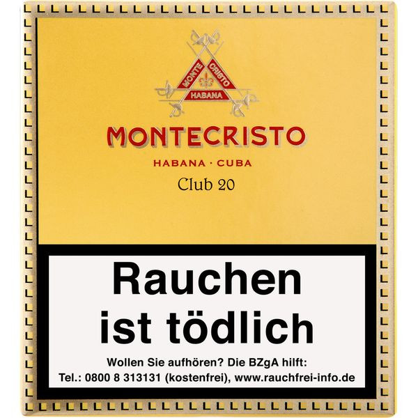 Montecristo Club Zigarillos 20er Schachtel