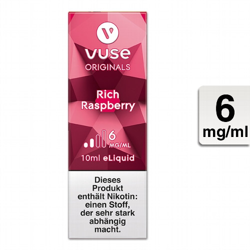 E-Liquid VUSE Bottle Rich Raspberry 6mg