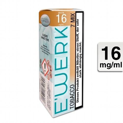 E-Liquid E'WERK 7 Mix 16 mg Nikotin