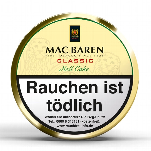 Mac Baren Classic Roll Cake Pfeifentabak Dose