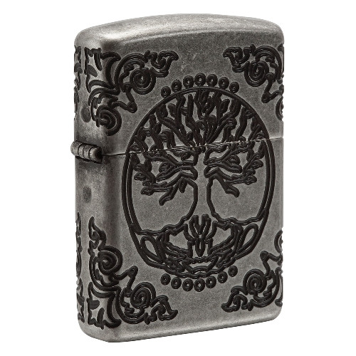 Zippo antik silber Armor Tree of Life