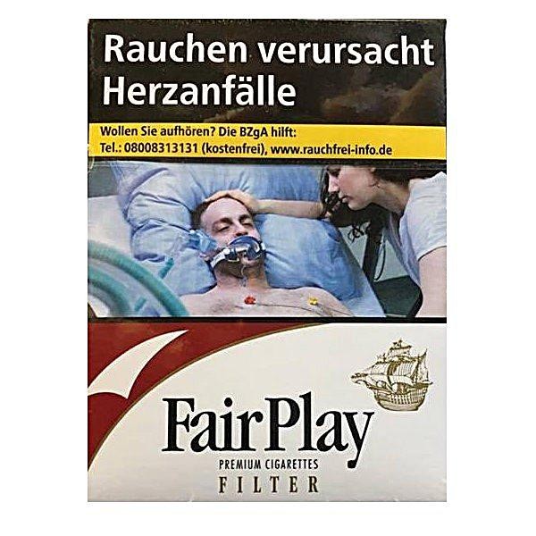Fair Play Zigaretten Red Maxi Pack Stange
