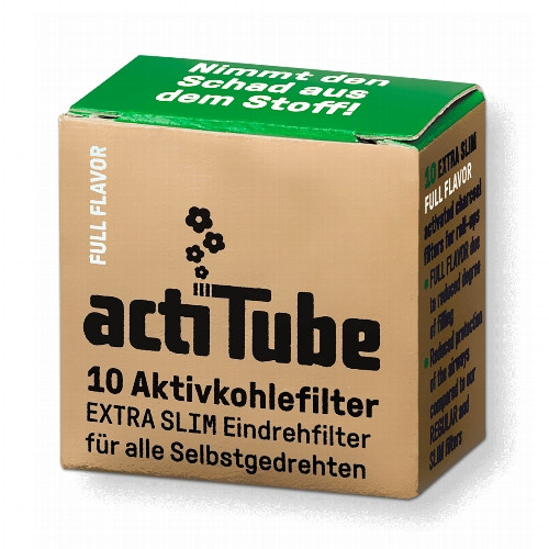 ActiTube Extra Slim 6 mm Aktivkohlefilter Gebinde