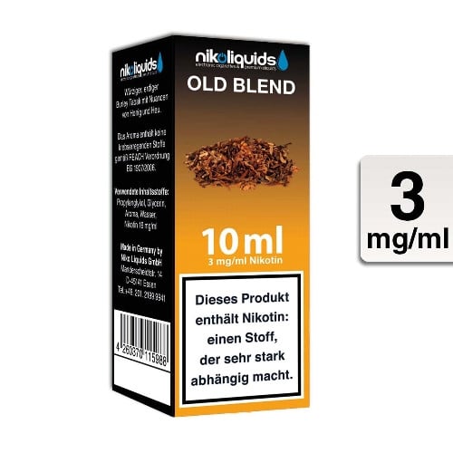 E-Liquid NIKOLIQUIDS Old Blend 3 mg