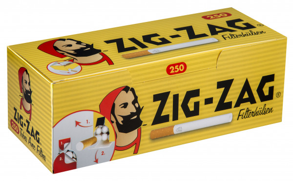 Zig Zag Filterhülsen 250 Packung