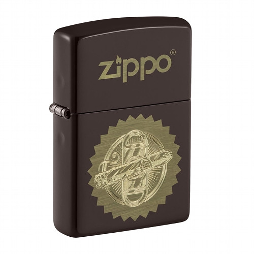 Zippo braun matt Cigar and Cutter Design