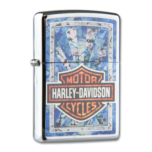 Zippo chrom poliert Harley Davidson