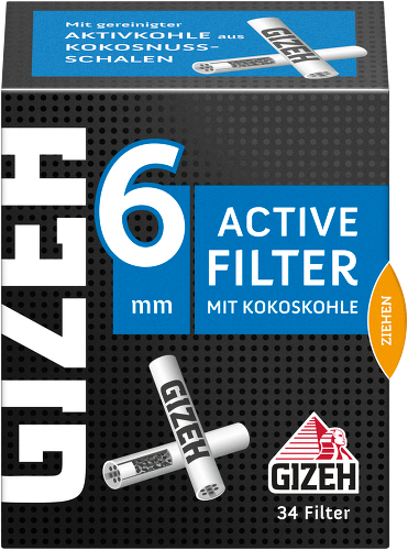 Gizeh Black Active Filter 34er Packung