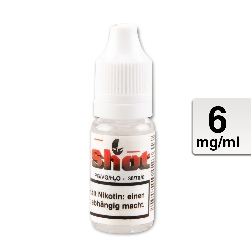E-Liquid Nikotinshot Urban Juice PG 30 / VG 70 6 mg