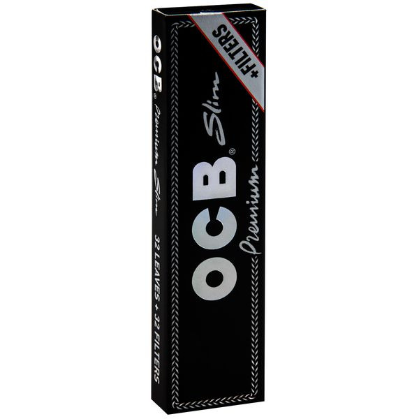 OCB schwarz Premium long slim+ Tips Booklet