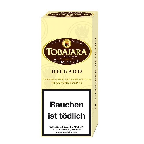 Tobajara Delgado Cuba Filler Zigarren 20er Schachtel
