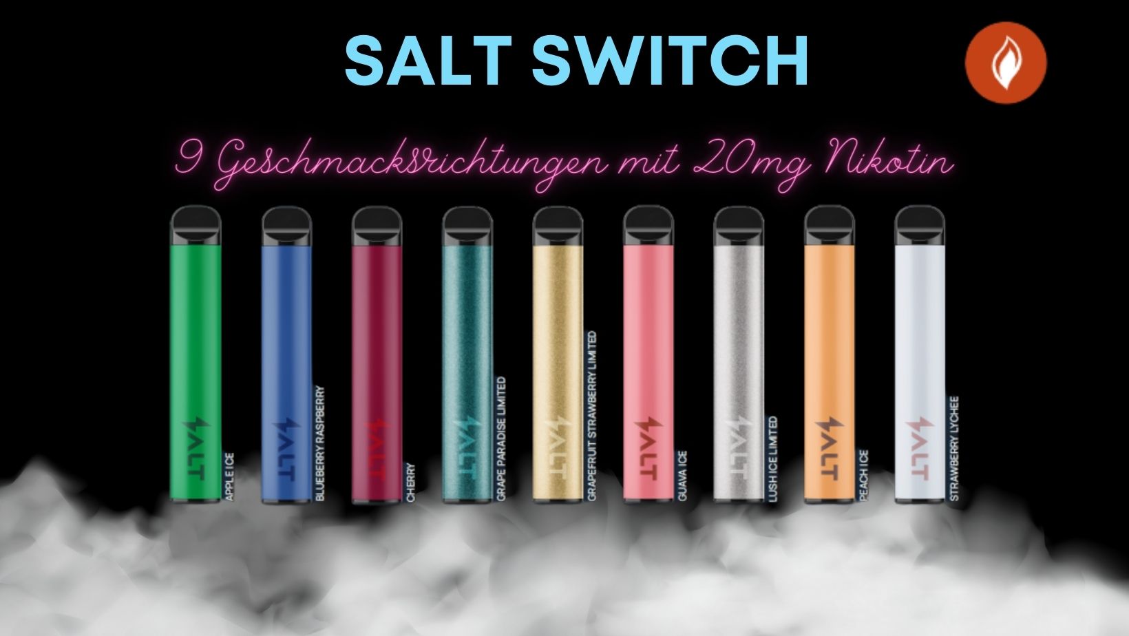 E Zigarette Bild Salt Switch mit Nikotin
