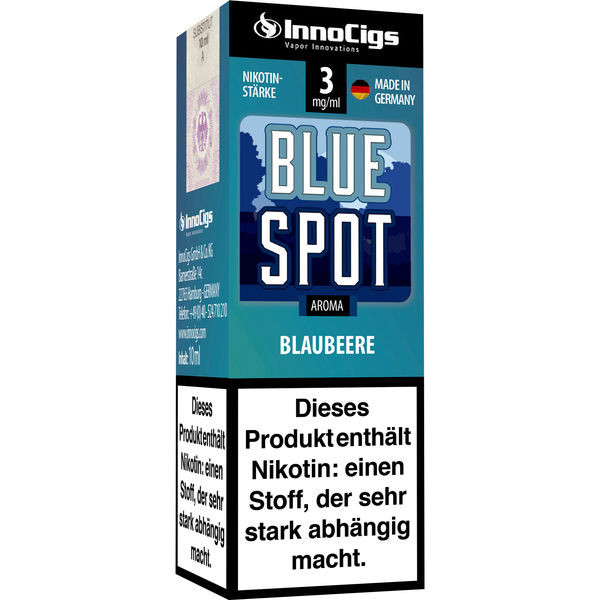 E-Liquid Innocigs Blue Spot Blaubeeren Aroma 3 mg