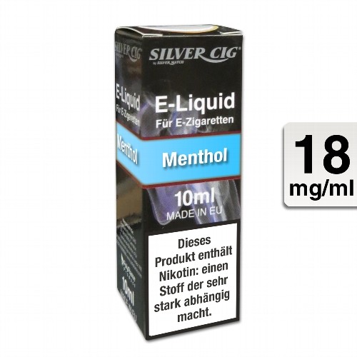 E-Liquid SILVERCIG Menthol 16 mg