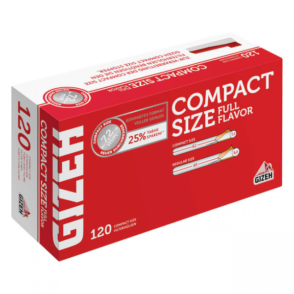 GIZEH Filterhülse Compact Size 120er