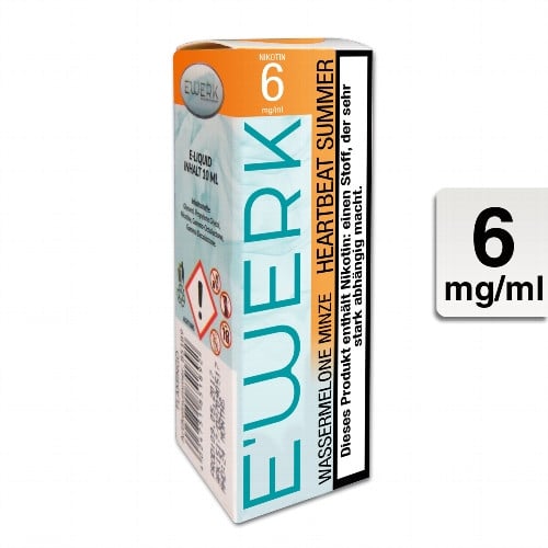 E-Liquid E'Werk Heartbeat Summer 6 mg