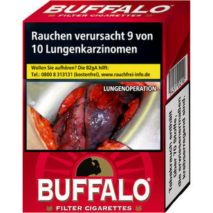 Buffalo Zigaretten Red Maxi Pack Stange