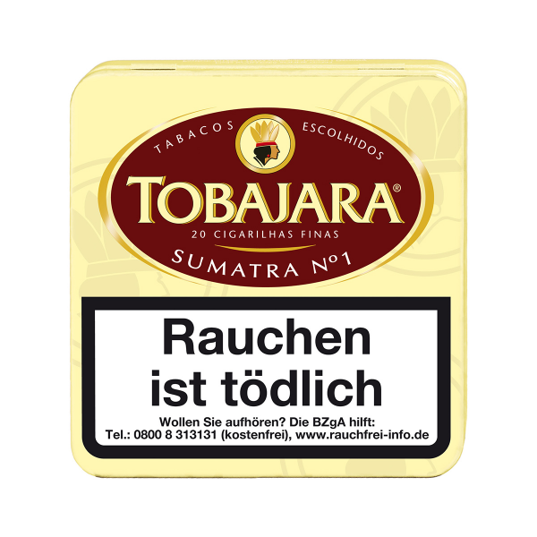 Tobajara No. 1 Sumatra Zigarillos 20er Schachtel