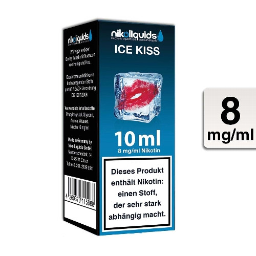 E-Liquid NIKOLIQUIDS Ice Kiss 8 mg