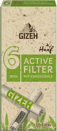 Gizeh Hanf Active Filter 10 Stück Packung