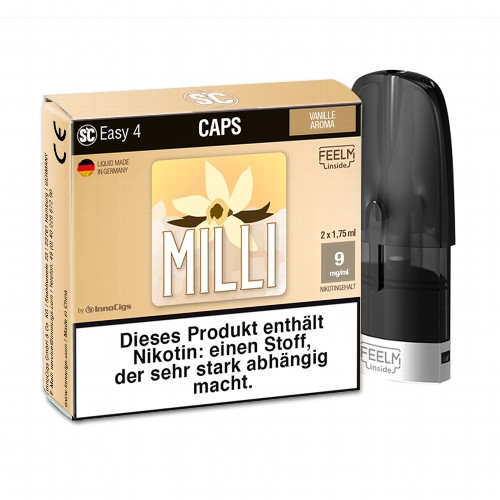 E-Liquidcaps SC Easy 4 Milli Vanille 9 mg