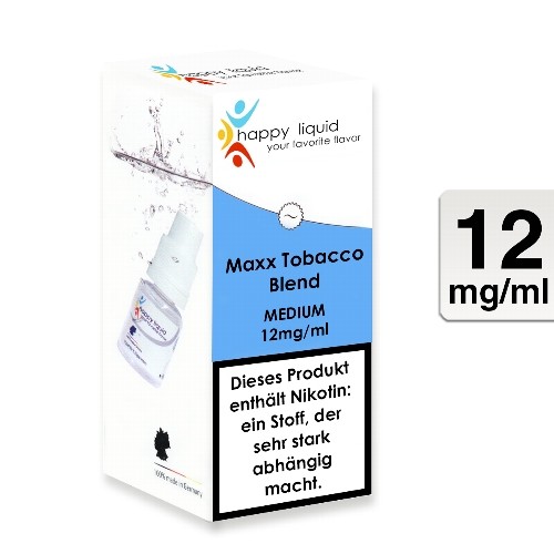 E-Liquid HAPPY LIQUIDS Maxx Tobacco Blend 12 mg