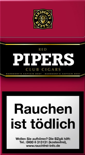 Pipers Zigarillos Little Cigar Red