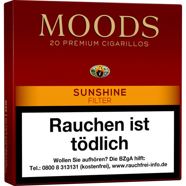 Dannemann Moods Sunshine Zigarillos 20er Schachtel