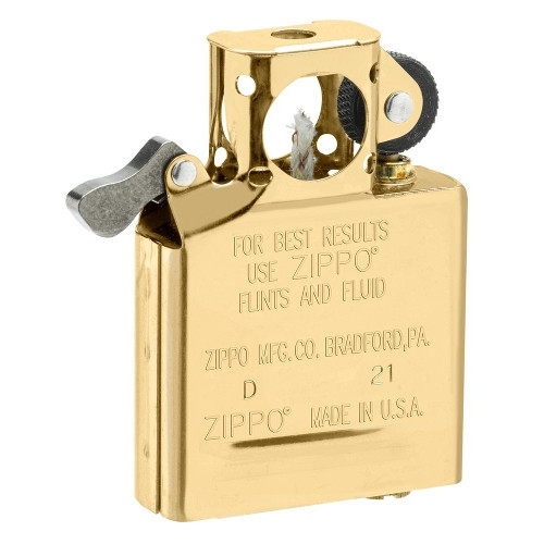 Feuerzeug Einsatz Zippo Pfeife goldfarben
