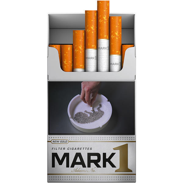 Mark Adams Zigaretten No. 1 New Gold Original Pack Einzelpackung