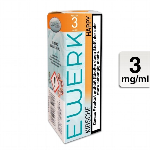 E-Liquid E'WERK Happy 3 mg