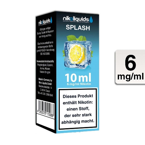 E-Liquid NIKOLIQUIDS Splash 6 mg
