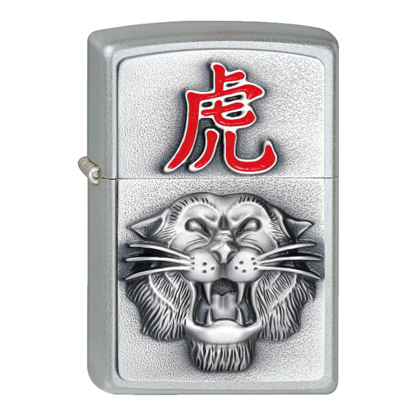 Zippo - satiniert Year of the Tiger Emblem