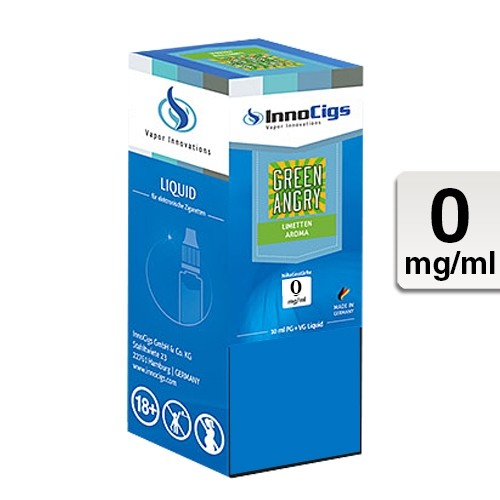 E-Liquid INNOCIGS Green Angry Limetten Aroma 0 mg