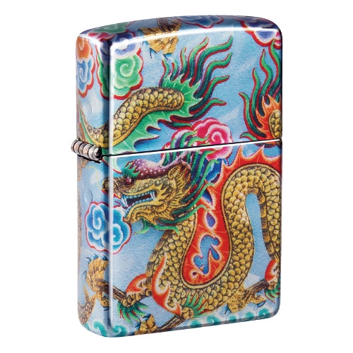 Zippo color Dragon Design