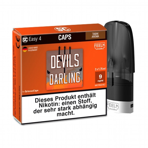E-Liquidcaps SC Easy 4 Devils Darling Tabak 9 mg