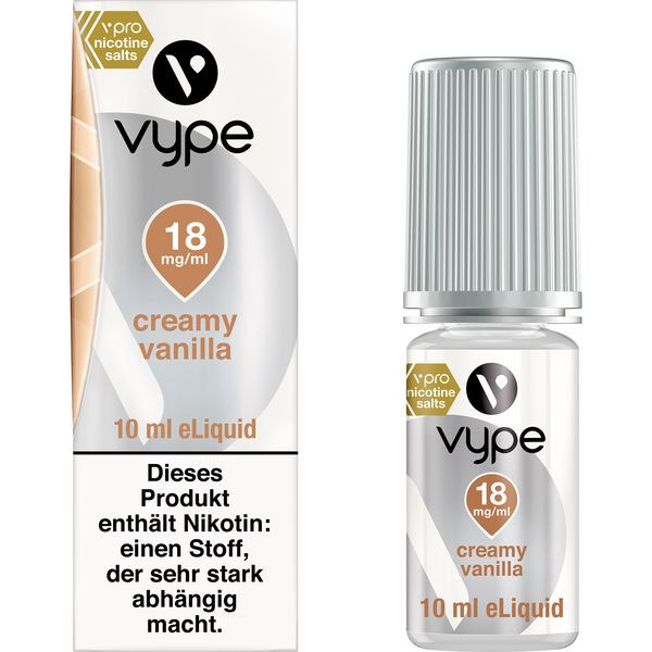 E-Liquid VYPE Bottle vPro Creamy Vanilla 18mg