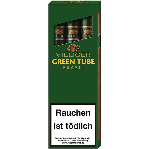 Villiger Tube Green Zigarren 3er Schachtel