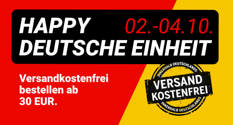 Happy Einheit - Versandkostenfreie Bestellung