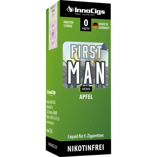 E-Liquid Innocigs First Man Apfel Aroma ohne Nikotin