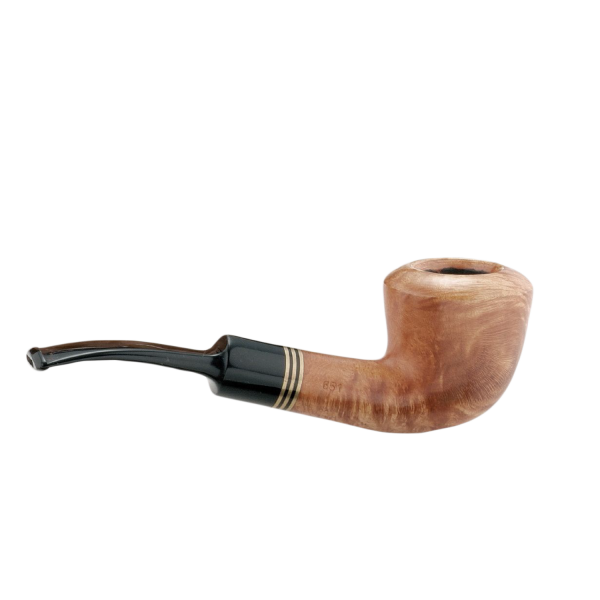 Pfeife Capitello Corallo de Luxe Dublin braun Messingring Sattelmundstück