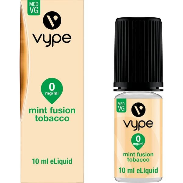 E-Liquid VYPE Bottle Mint Fusion Tobacco 0mg