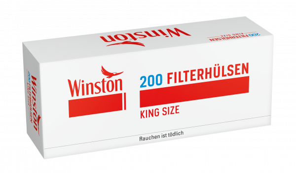 Winston Filterhülsen 200 Stück Packung