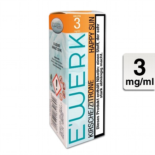 E-Liquid E'WERK Happy Sun 3 mg