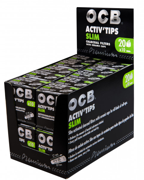 OCB Activ Tips Slim 200er Packung